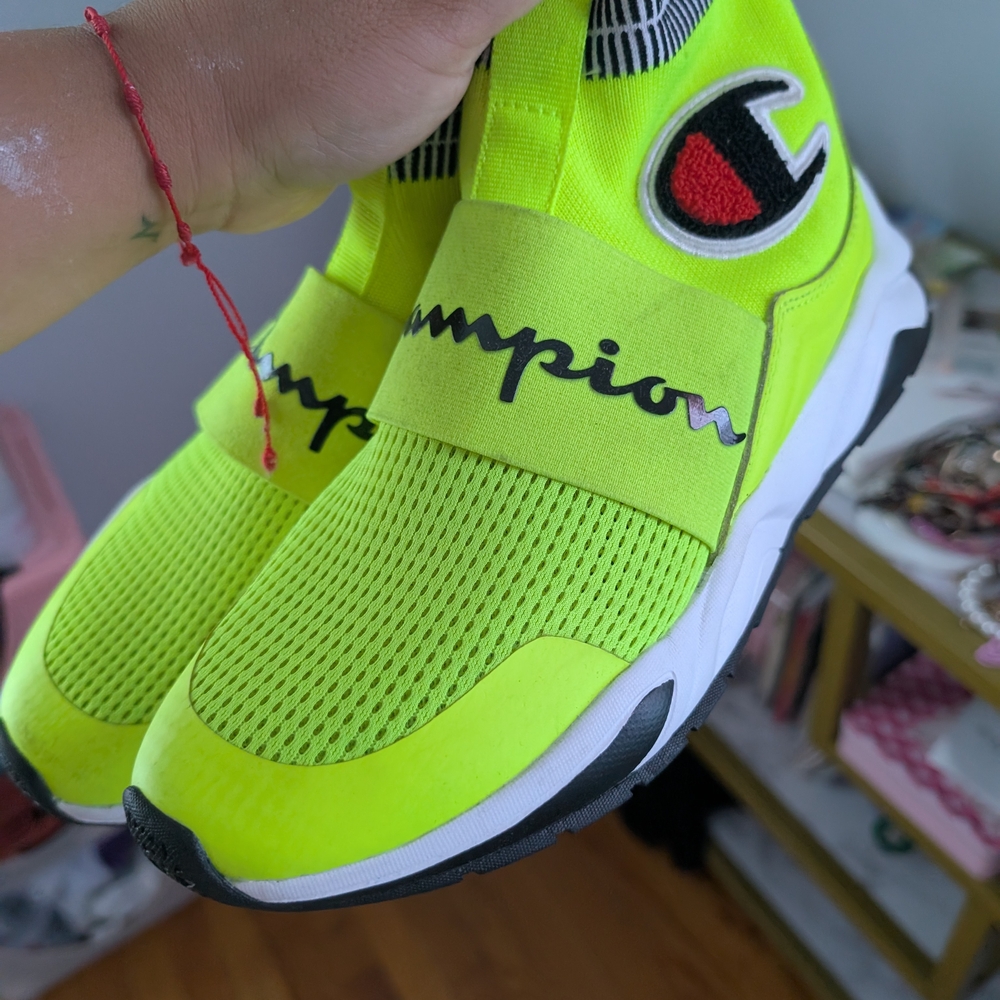 Champion Kids Neon Yellow Shoes